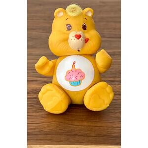 Vintage Care Bear PVC Posable Figure Hong Kong 1983 Birthday